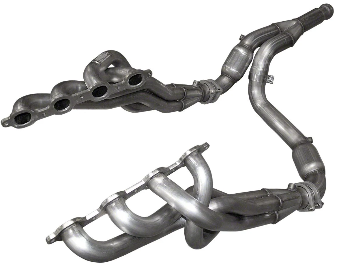 American Racing Headers Silverado 1-7/8 in. Long Tube Headers w/ Catted Y-Pipe