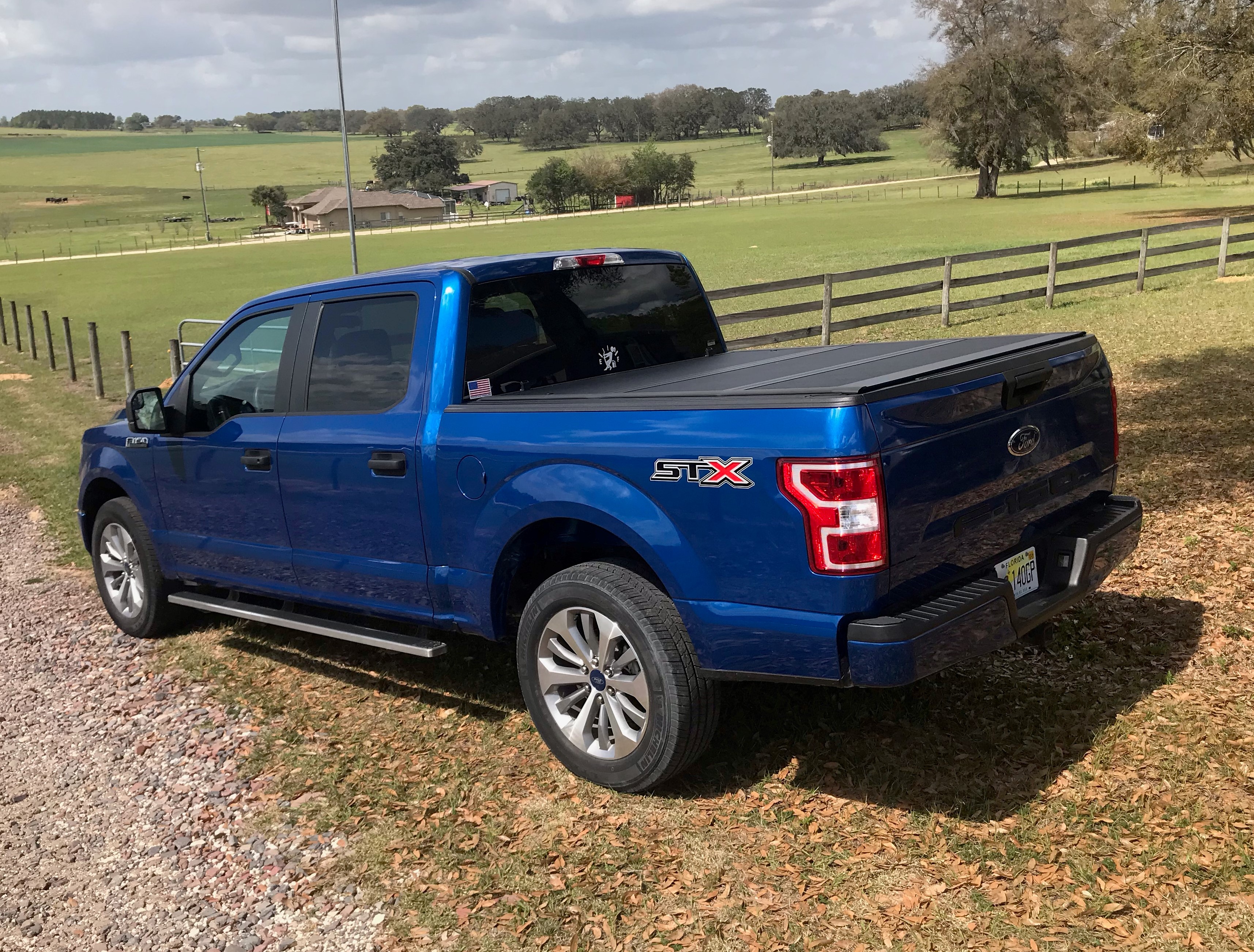 Proven Ground Low Profile Hard Tri-Fold Tonneau Cover (15-24 F-150 w/ 5-1/2-Foot & 6-1/2-Foot Bed)